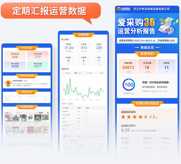 定期汇报运营数据